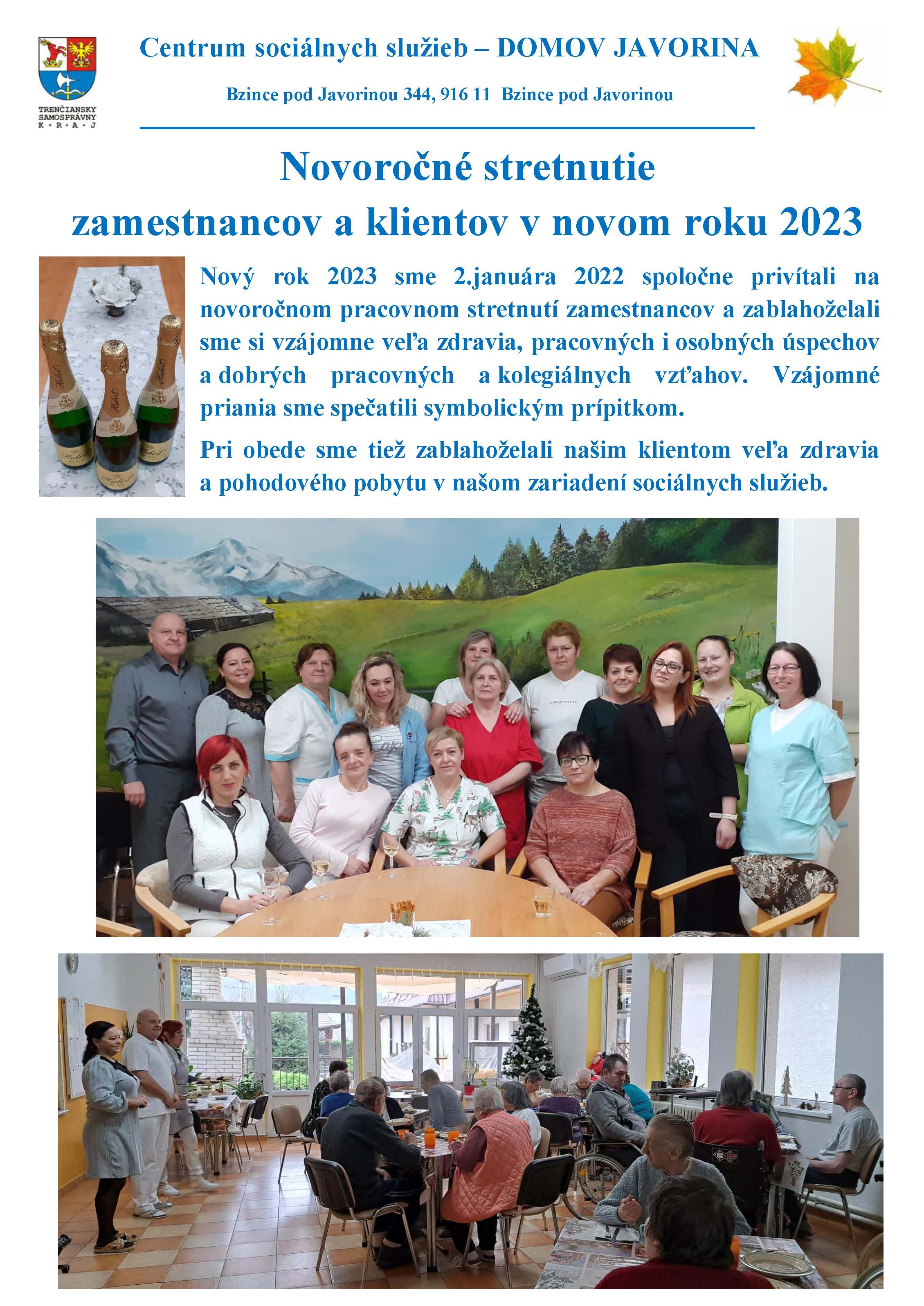 Privítanie nového roku 2023